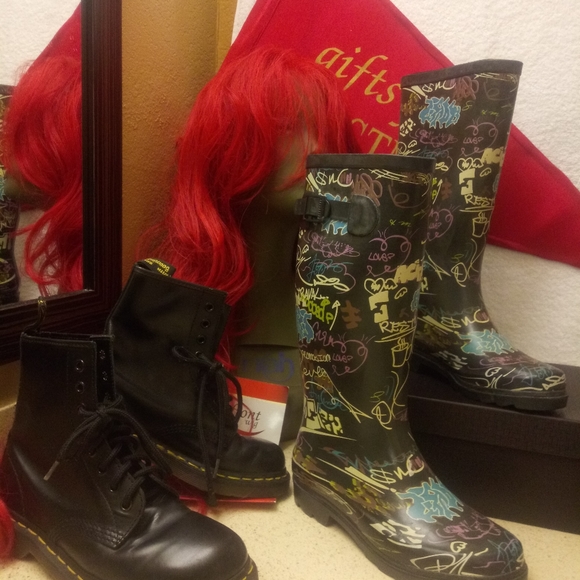 🔥FINAL🔥 Dr MARTENS Docs + DECO Rain Boots +BONUS - Picture 4 of 8